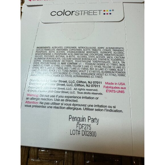 Color Street 100% Real Nail Polish Strips Variety Pack Bundle Of 5 NEW - Picture 10 of 12